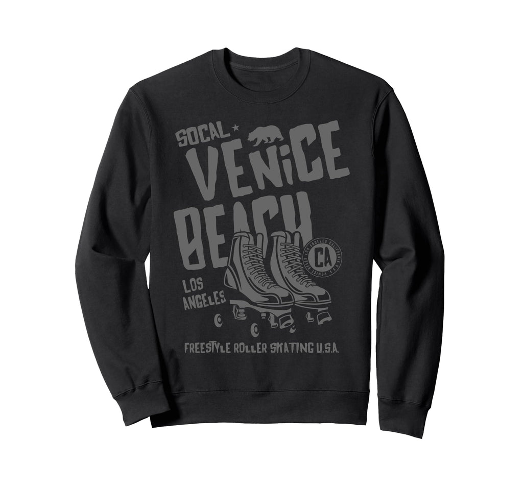 Venice Beach California Roller Skate Sweatshirt - Novelty Apparel Men Women - T-Shirt, Sweatshirt, Hoodie