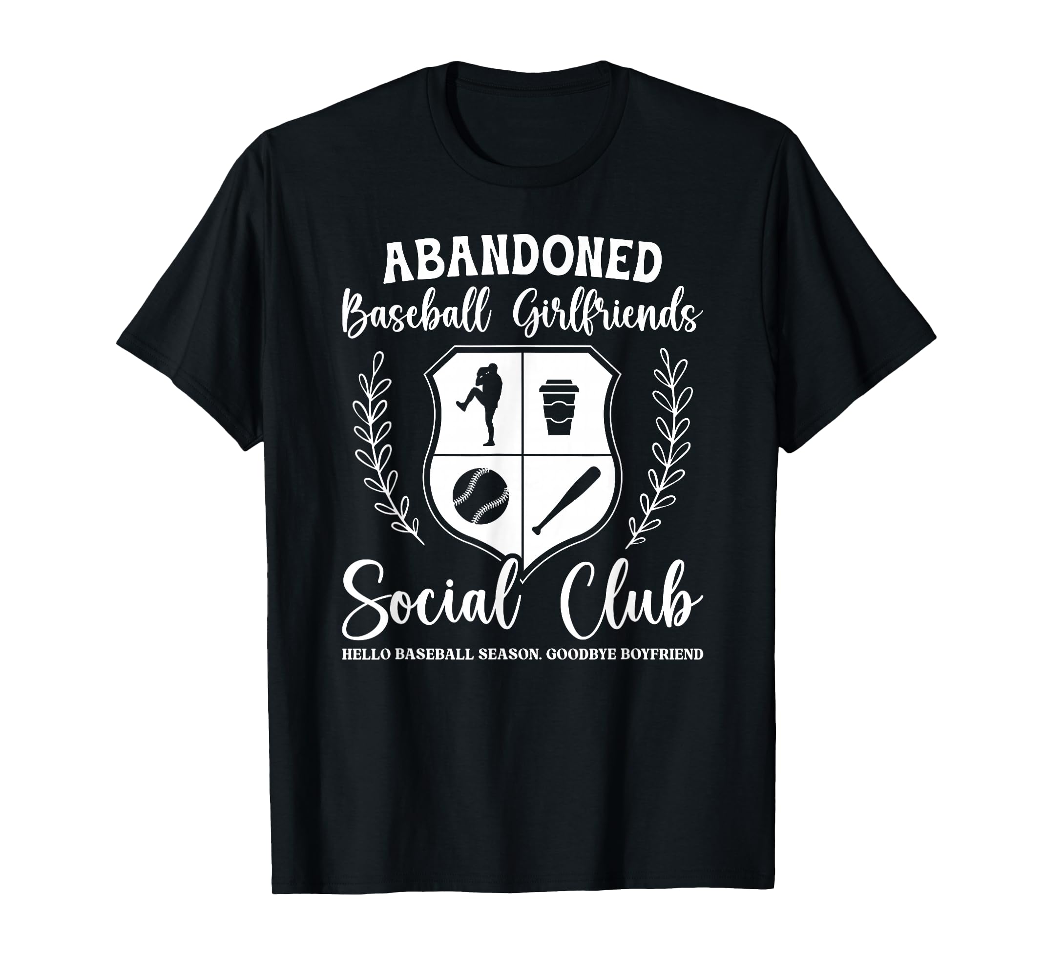 Abandoned Baseball Girlfriend Baseball T-Shirt - Unique Graphic for Adults - T-Shirt, Sweatshirt, Hoodie