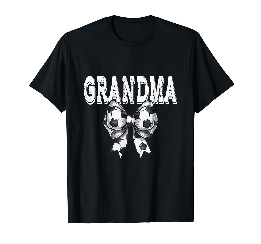 Coquette Soccer Bow Mom Sister Grandma T-Shirt - Novelty Apparel for Adults - T-Shirt, Sweatshirt, Hoodie