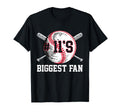 Number 11 Baseball Biggest Fan Mom Dad T-Shirt - Unique Graphic for Adults - T-Shirt, Sweatshirt, Hoodie