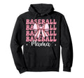 Baseball Mama Baseball Mom Mothers Hoodie - Streetwear Style for Adults - T-Shirt, Sweatshirt, Hoodie