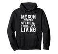Proud Baseball Catcher Dad Baseball Hoodie - Aesthetic Graphic for Adults - T-Shirt, Sweatshirt, Hoodie