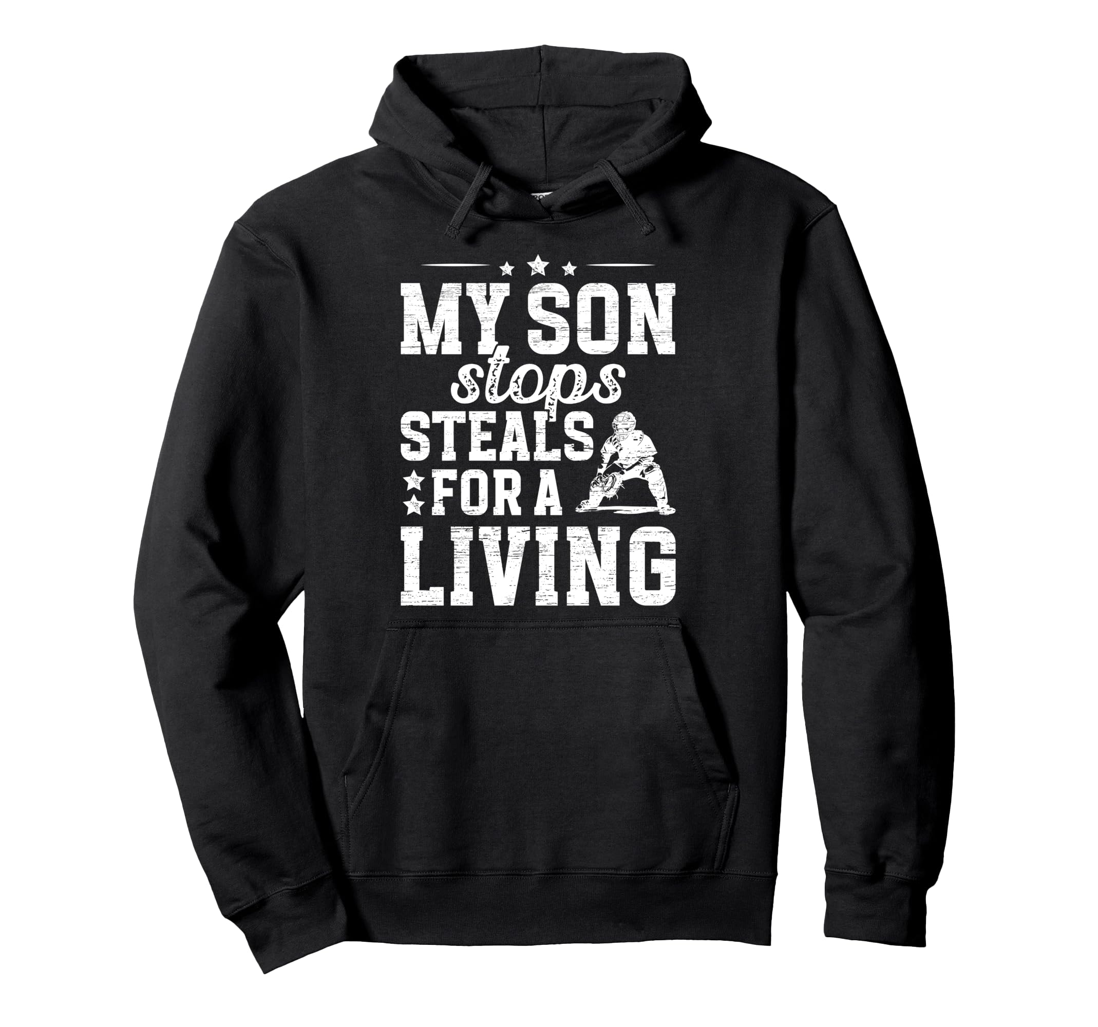 Proud Baseball Catcher Dad Baseball Hoodie - Aesthetic Graphic for Adults - T-Shirt, Sweatshirt, Hoodie