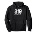 318 Made Shreveport Distressed Hoodie - Trendy Graphic Men Women - T-Shirt, Sweatshirt, Hoodie