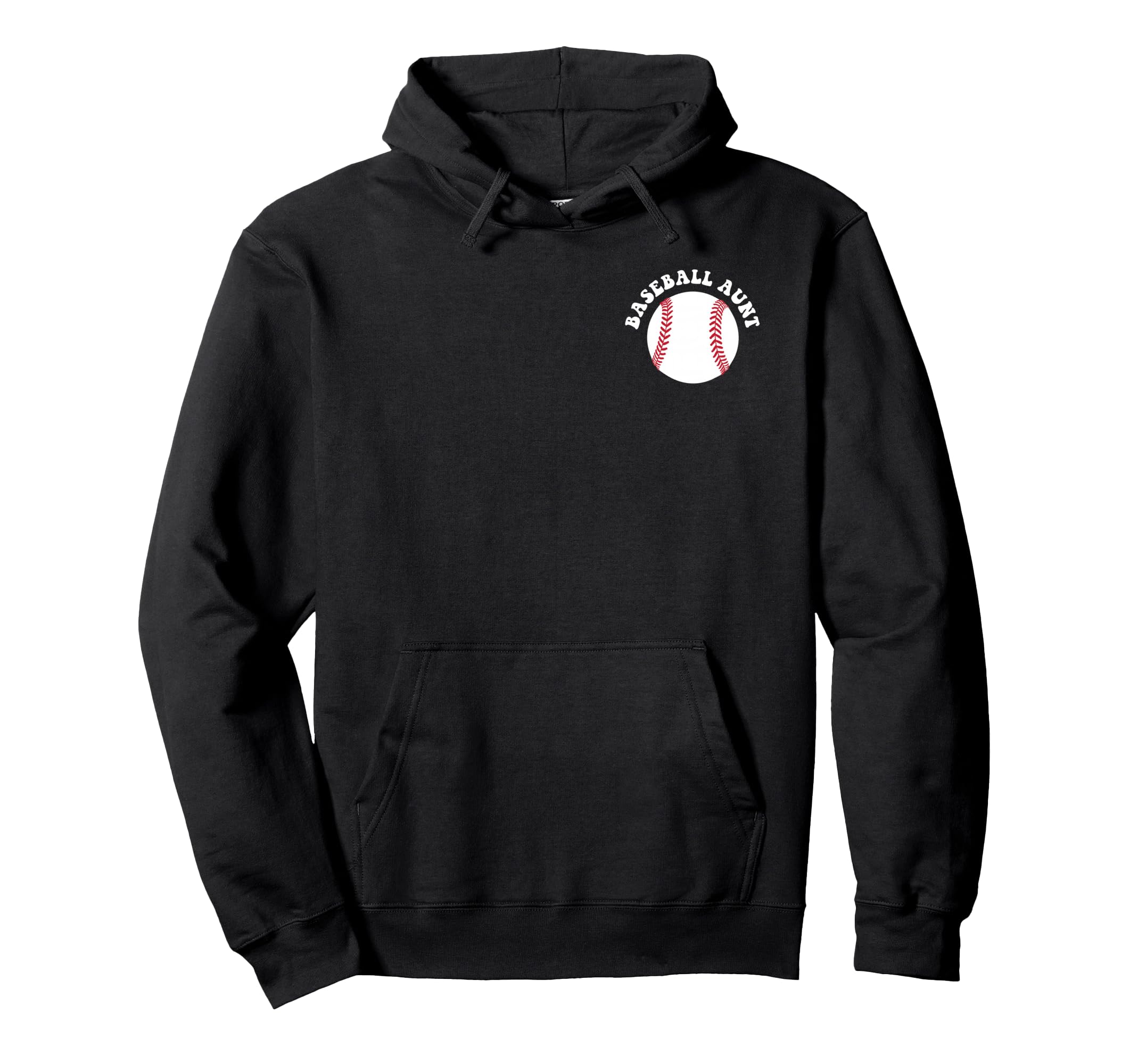 2 Sided My Baseball Aunt Era Game Day Hoodie - Novelty Apparel Unisex - T-Shirt, Sweatshirt, Hoodie
