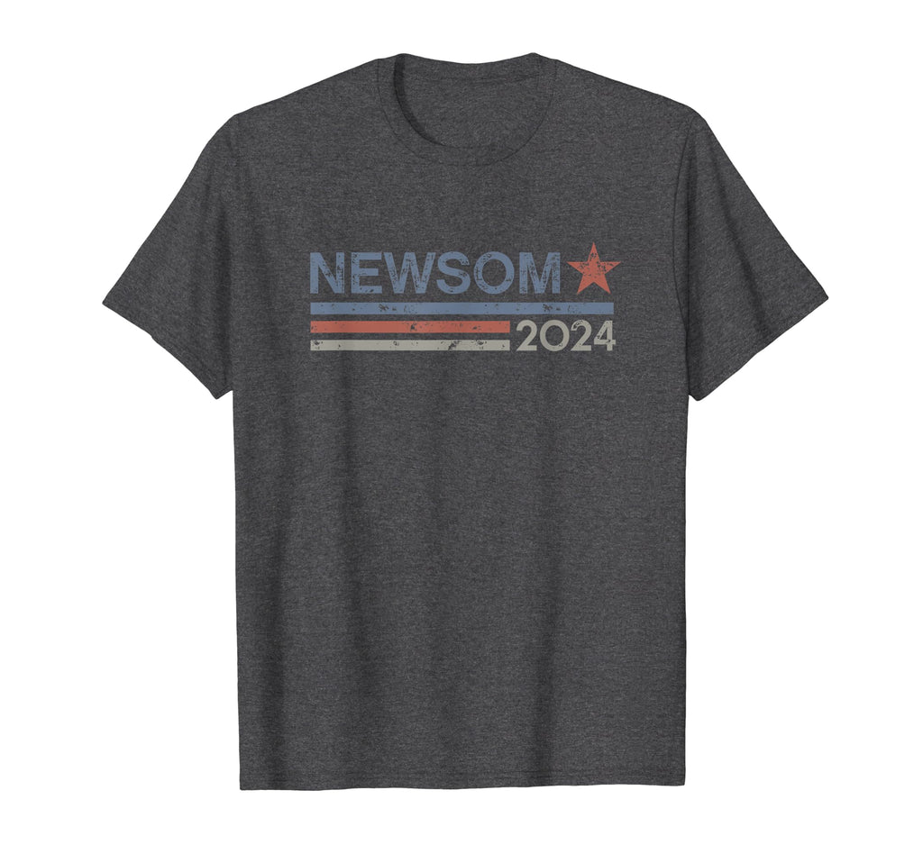 2024 Gavin Newsom President Star T-Shirt - Fun Novelty Design Men Women - T-Shirt, Sweatshirt, Hoodie