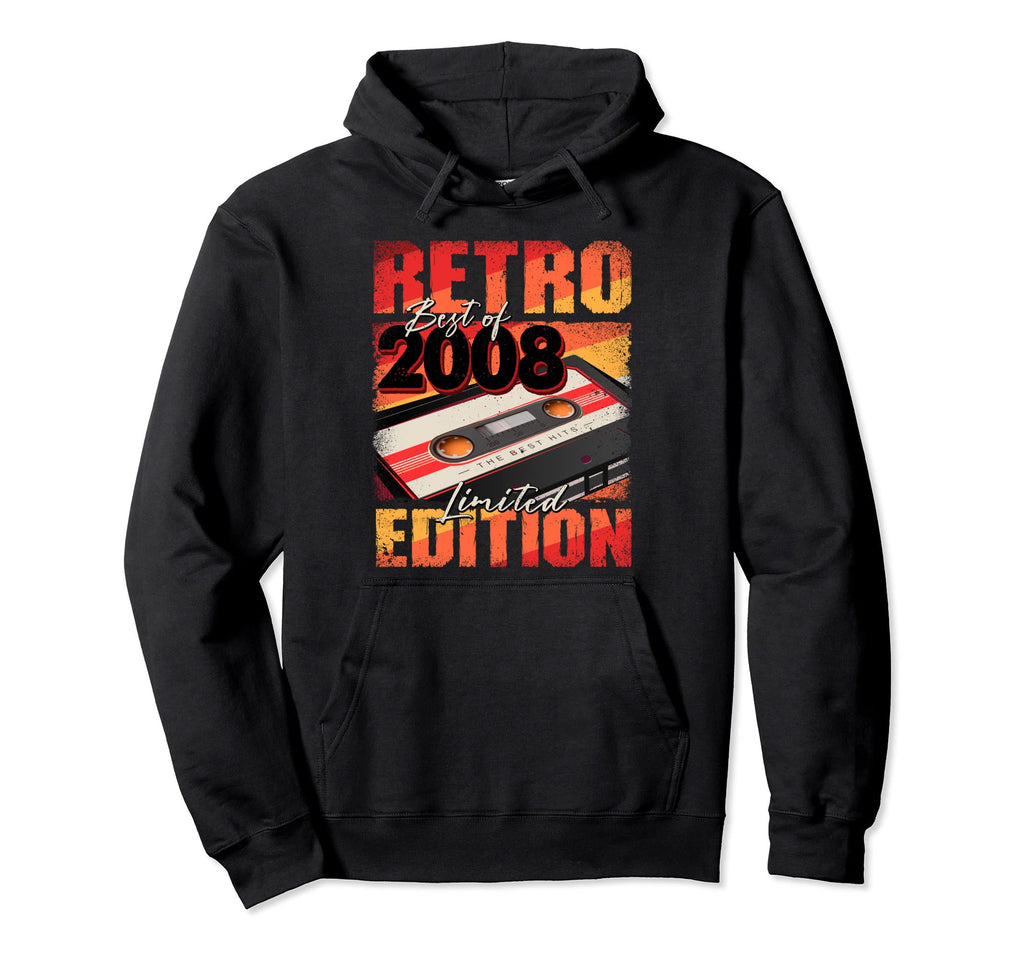 2008 Best 2008 Cassette Tape 14Th Hoodie - Unique Graphic for Adults - T-Shirt, Sweatshirt, Hoodie