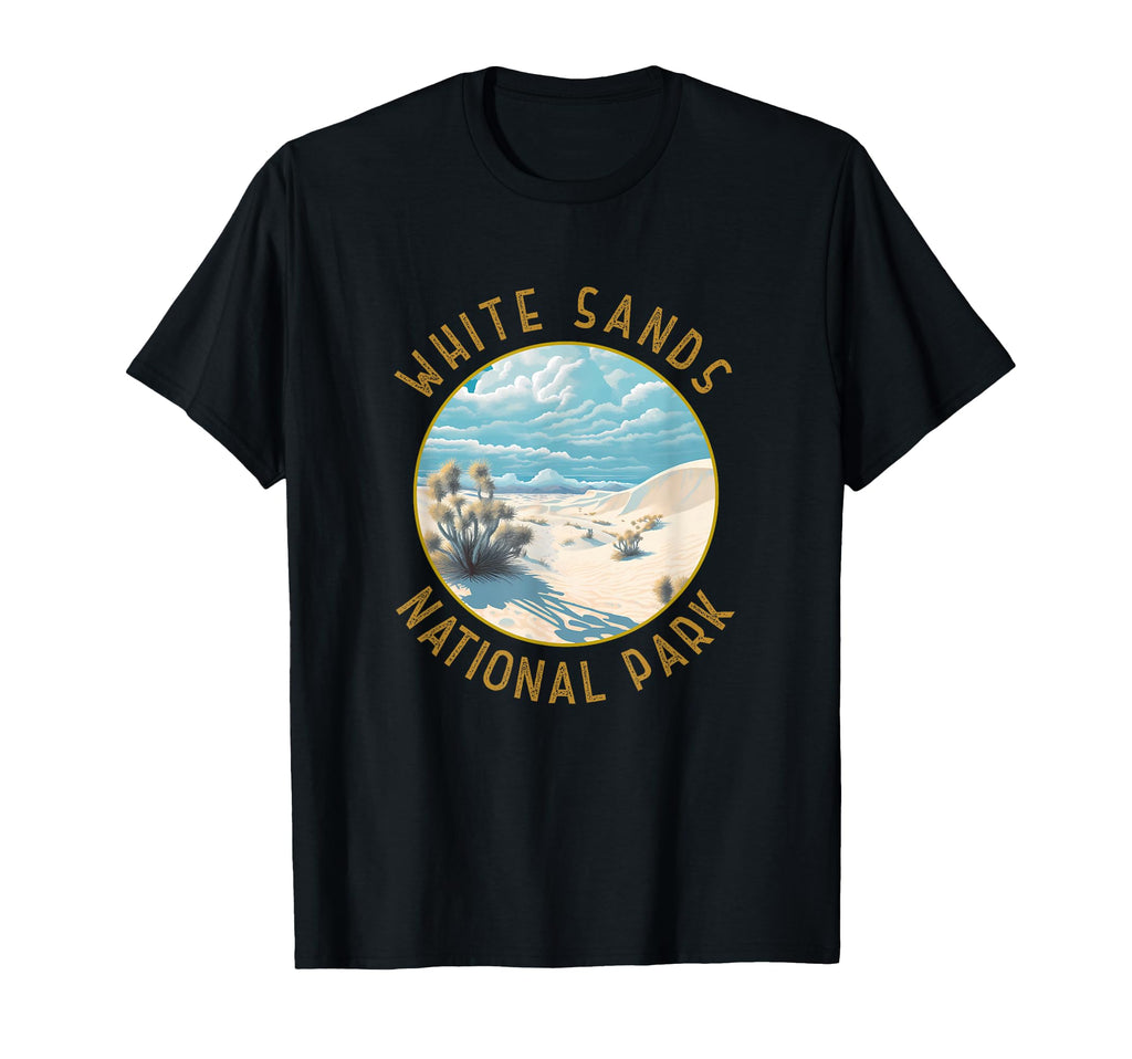 White Sands National Park Illustration T-Shirt - Unique Graphic Men Women - T-Shirt, Sweatshirt, Hoodie