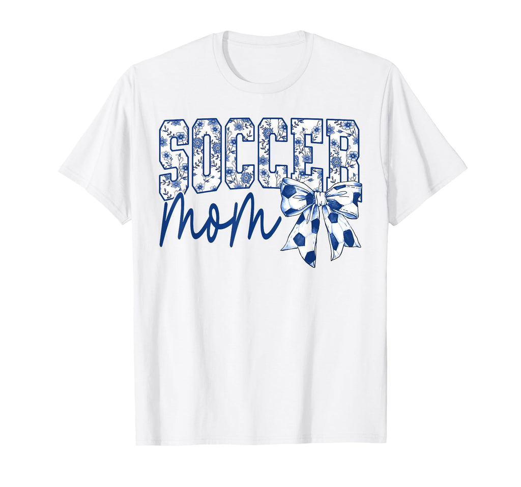 Groovy Soccer Mom Coquette Bow Game T-Shirt - Streetwear Style Men Women - T-Shirt, Sweatshirt, Hoodie