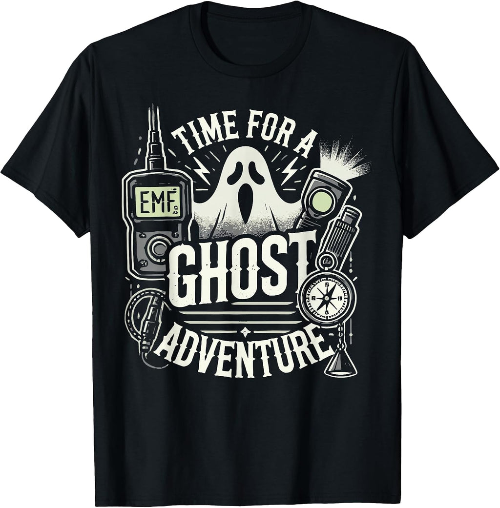 Time Ghost Adventure Paranormal Quote - Adult & Kids T-Shirts, Sweatshirts & Hoodies apparel design preview 1