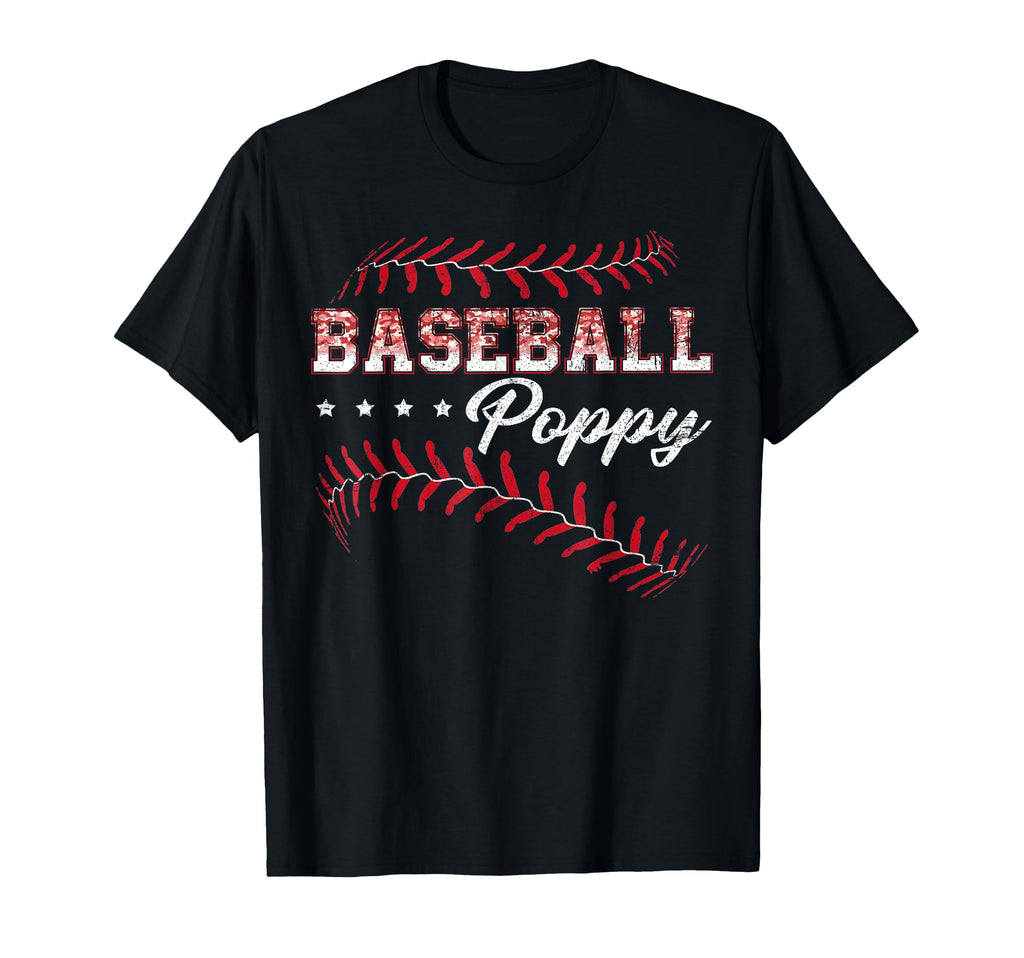 Baseball Poppy Funny Baseball Player T-Shirt - Novelty Apparel Men Women - T-Shirt, Sweatshirt, Hoodie