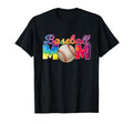 Baseball Mom Tie Dye Hippie T-Shirt - Fun Novelty Design Men Women - T-Shirt, Sweatshirt, Hoodie