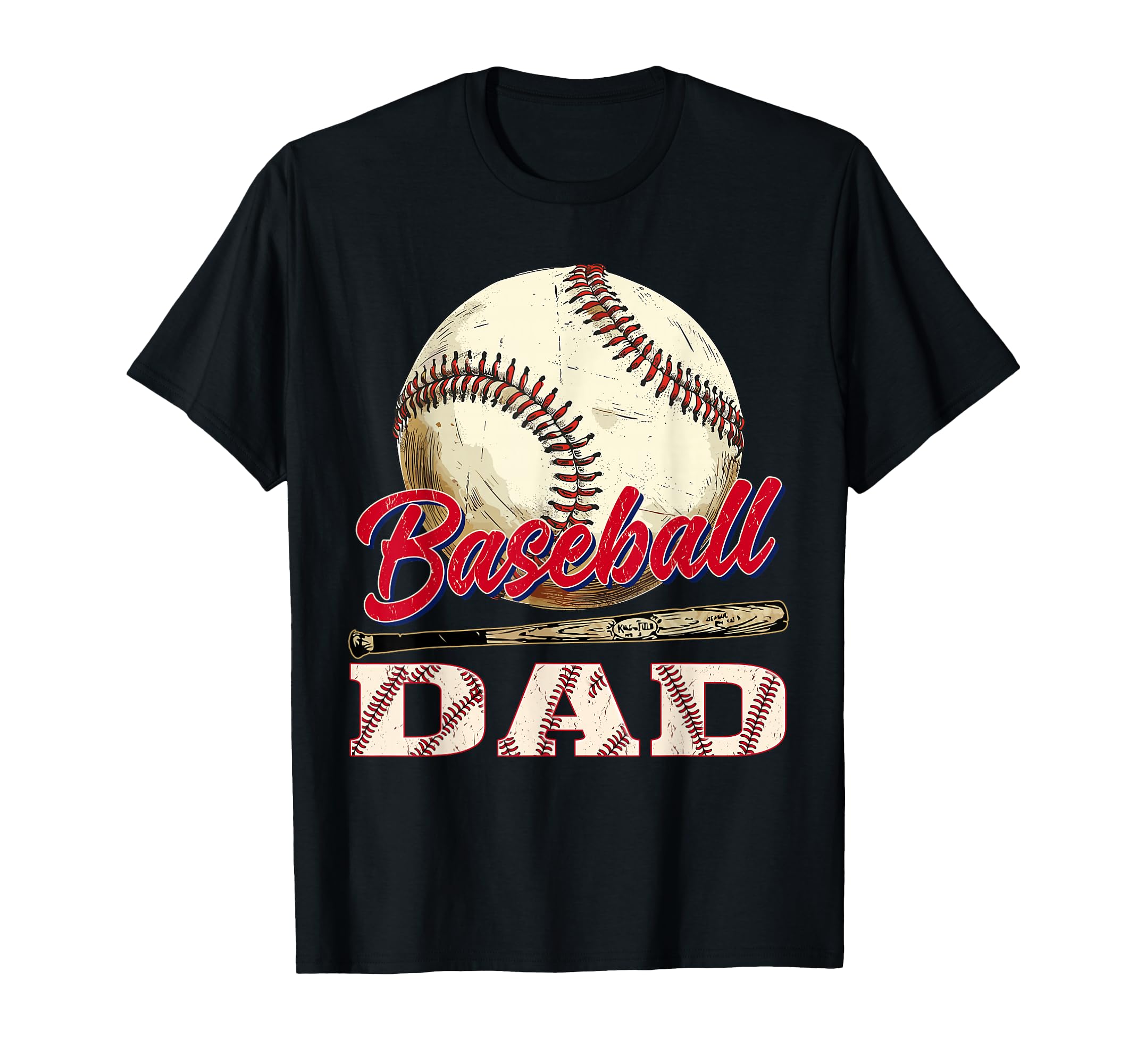 Dad Baseball Dad T-Shirt - Custom Art Print Men Women - T-Shirt, Sweatshirt, Hoodie