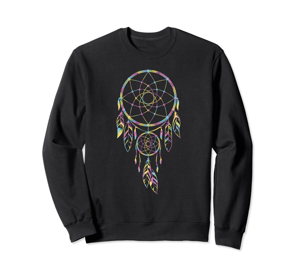 Dreamcatcher Tie Dye Boho Hippie Sweatshirt - Graphic Print Men Women - T-Shirt, Sweatshirt, Hoodie