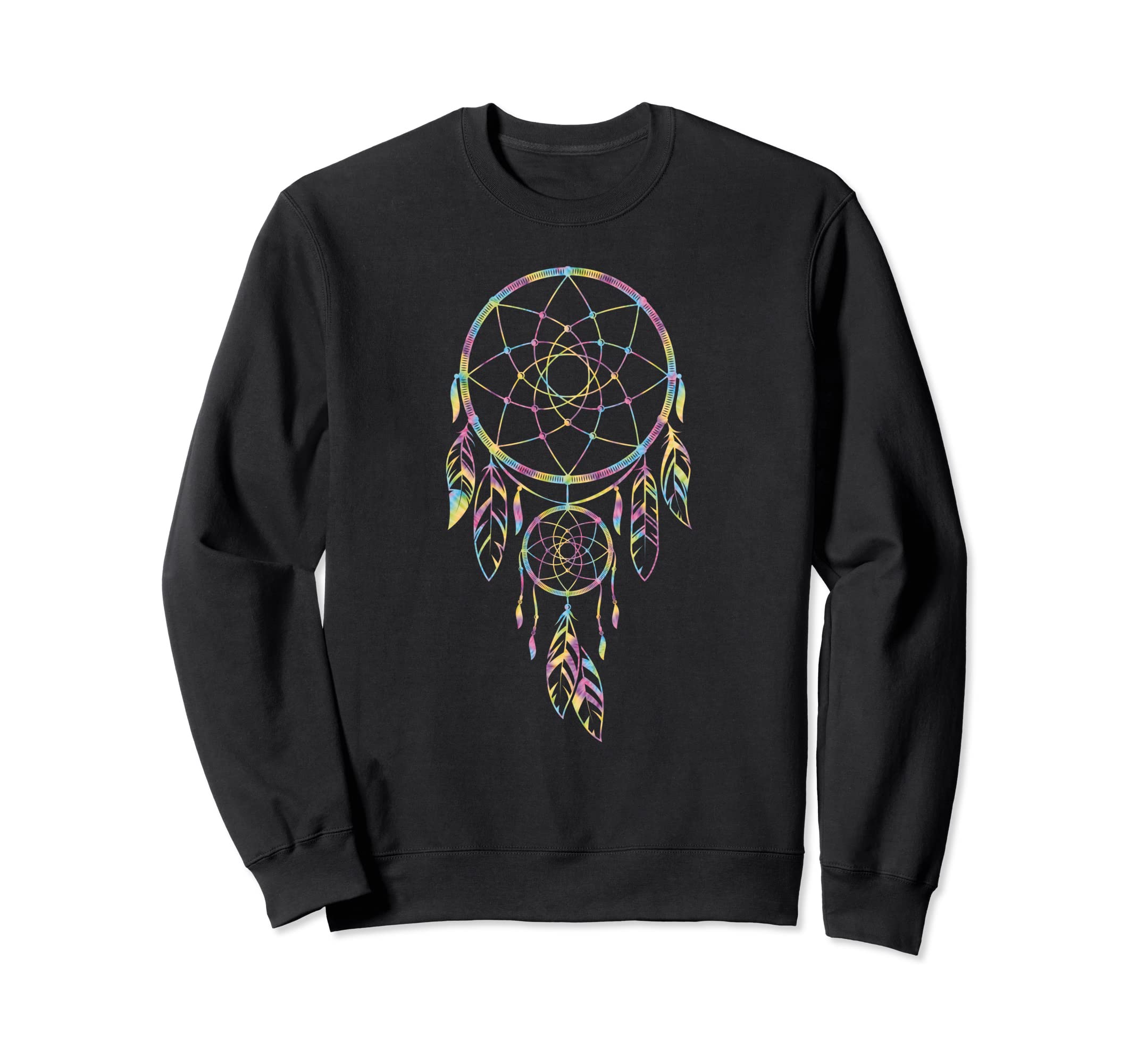 Dreamcatcher Tie Dye Boho Hippie Sweatshirt - Graphic Print Men Women - T-Shirt, Sweatshirt, Hoodie