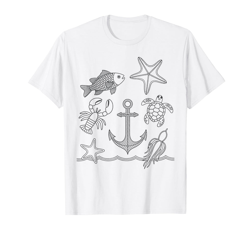 90S Fisherman Aesthetic Fish Beachy T-Shirt - Streetwear Style for Adults - T-Shirt, Sweatshirt, Hoodie