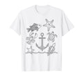 90S Fisherman Aesthetic Fish Beachy T-Shirt - Streetwear Style for Adults - T-Shirt, Sweatshirt, Hoodie