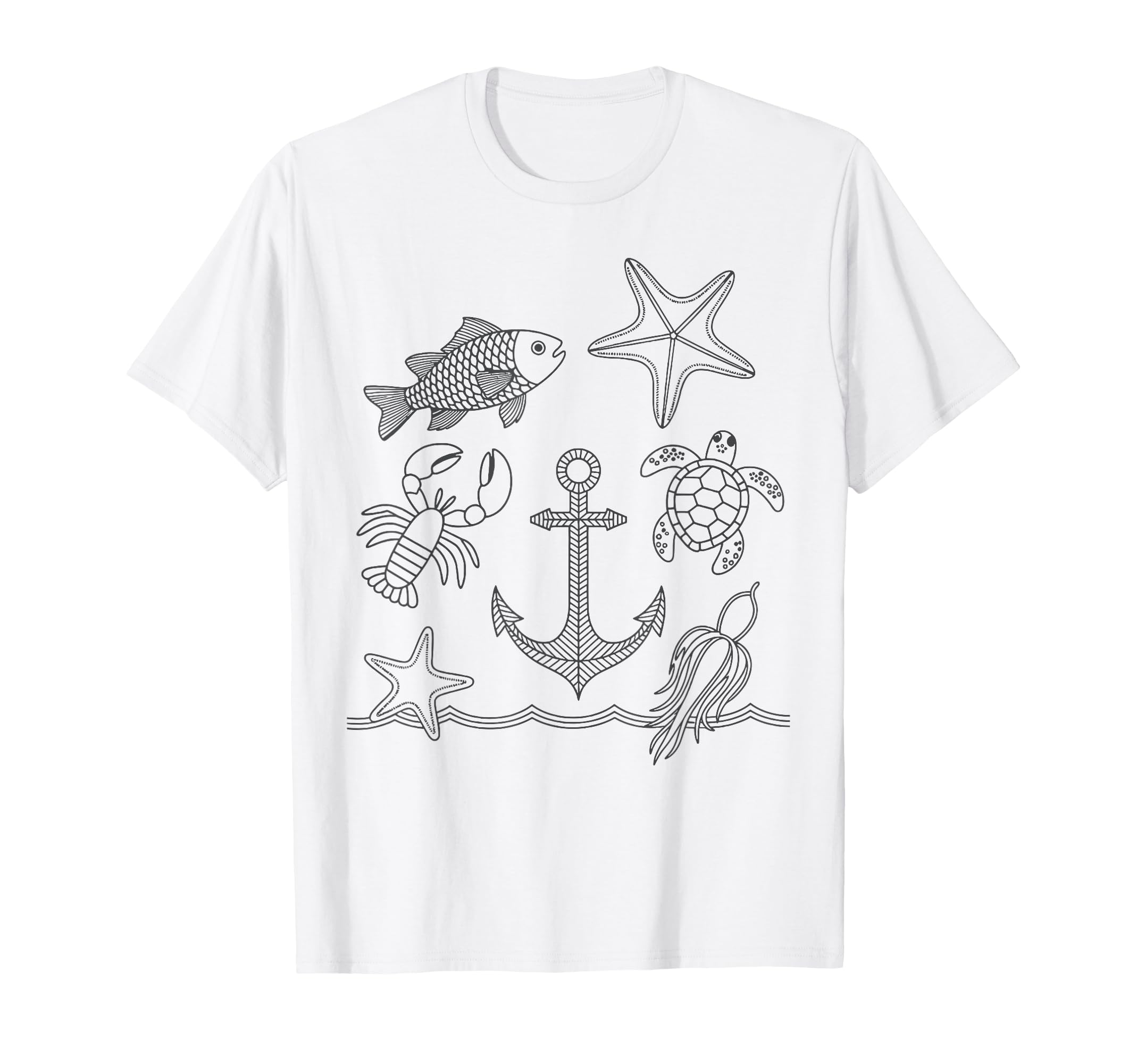 90S Fisherman Aesthetic Fish Beachy T-Shirt - Streetwear Style for Adults - T-Shirt, Sweatshirt, Hoodie