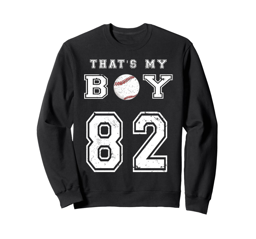 Thats My Baseball 82 Jersey Sweatshirt - Aesthetic Graphic for Adults - T-Shirt, Sweatshirt, Hoodie