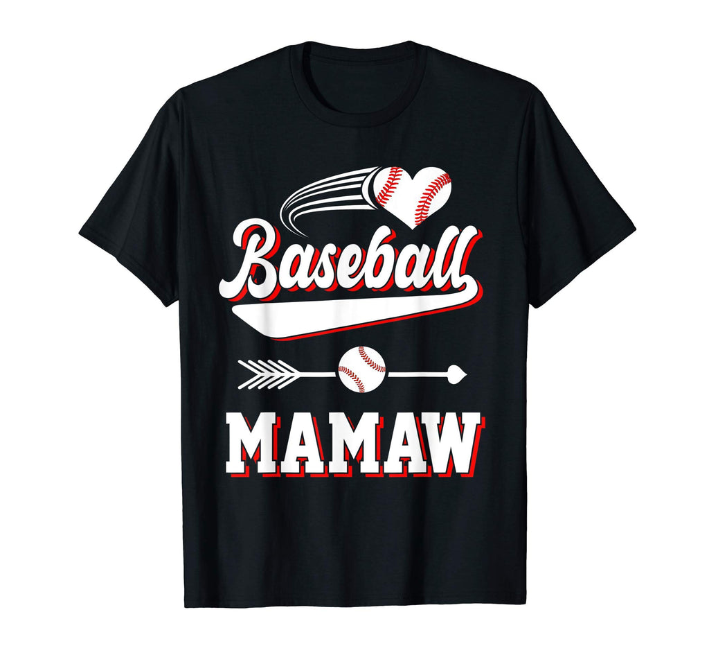 Baseball Mamaw Baseball Player T-Shirt - Casual Everyday Wear for Adults - T-Shirt, Sweatshirt, Hoodie