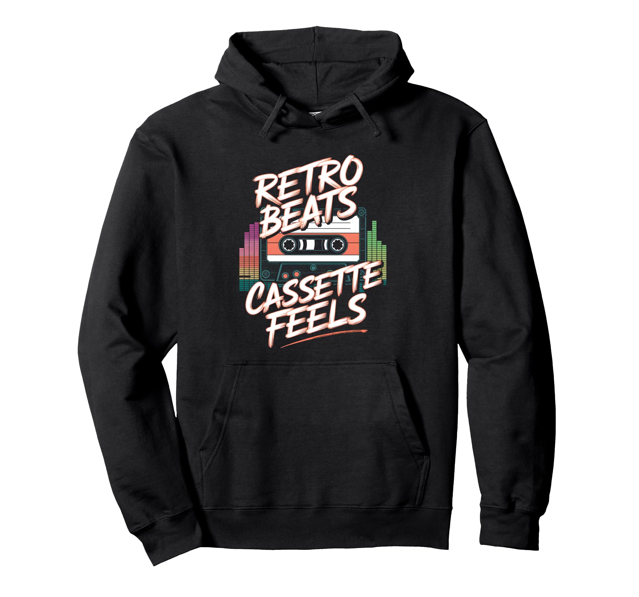 Beats Cassette Feels Cassette Tape Lover Hoodie - Aesthetic Graphic Unisex - T-Shirt, Sweatshirt, Hoodie