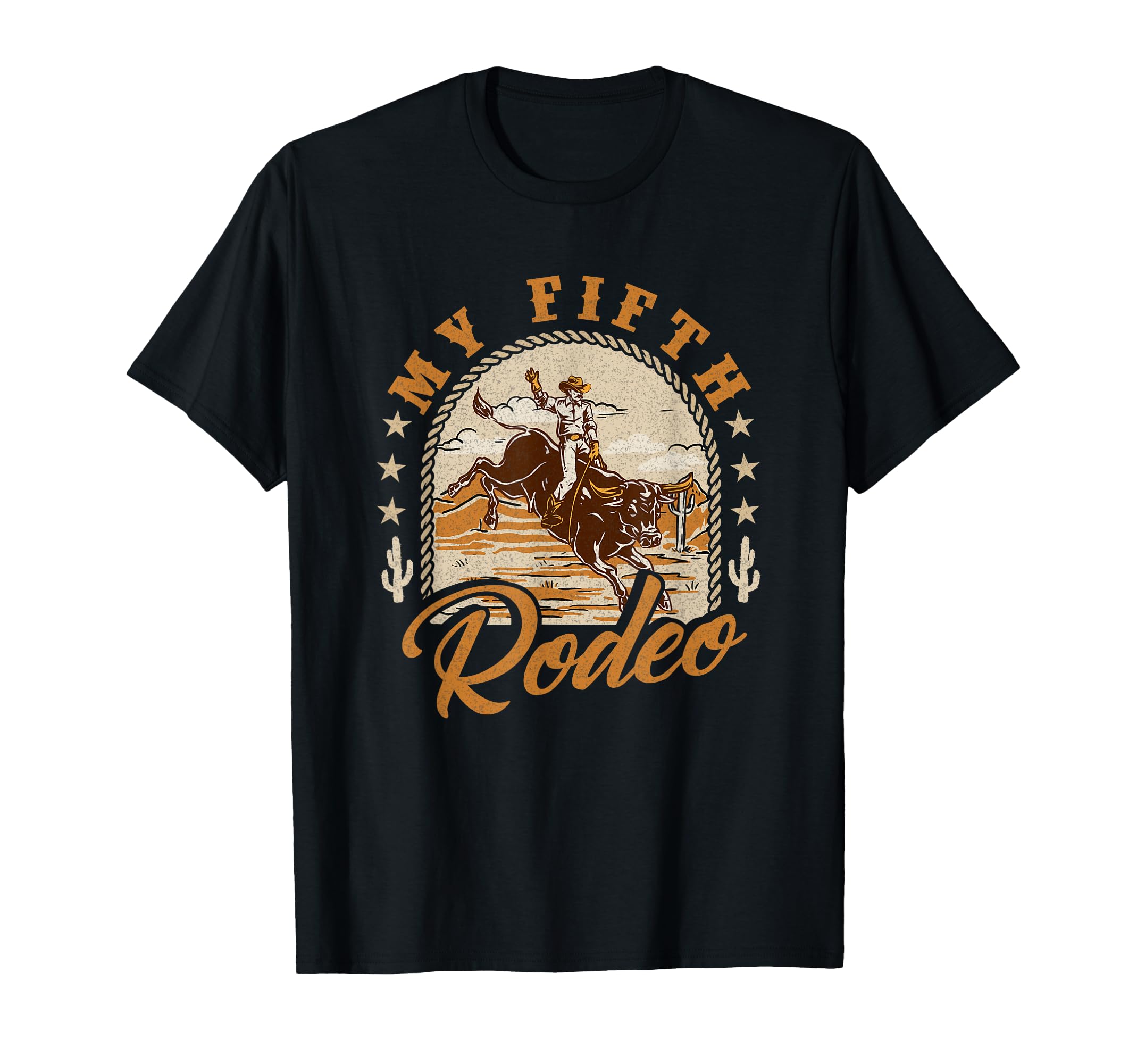 My Fifth Rodeo Western 5Th Birthday T-Shirt - Unique Graphic for Adults - T-Shirt, Sweatshirt, Hoodie