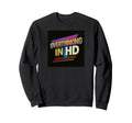 Overthinking Hd T 80S Anxiety Sweatshirt - Aesthetic Graphic Unisex - T-Shirt, Sweatshirt, Hoodie