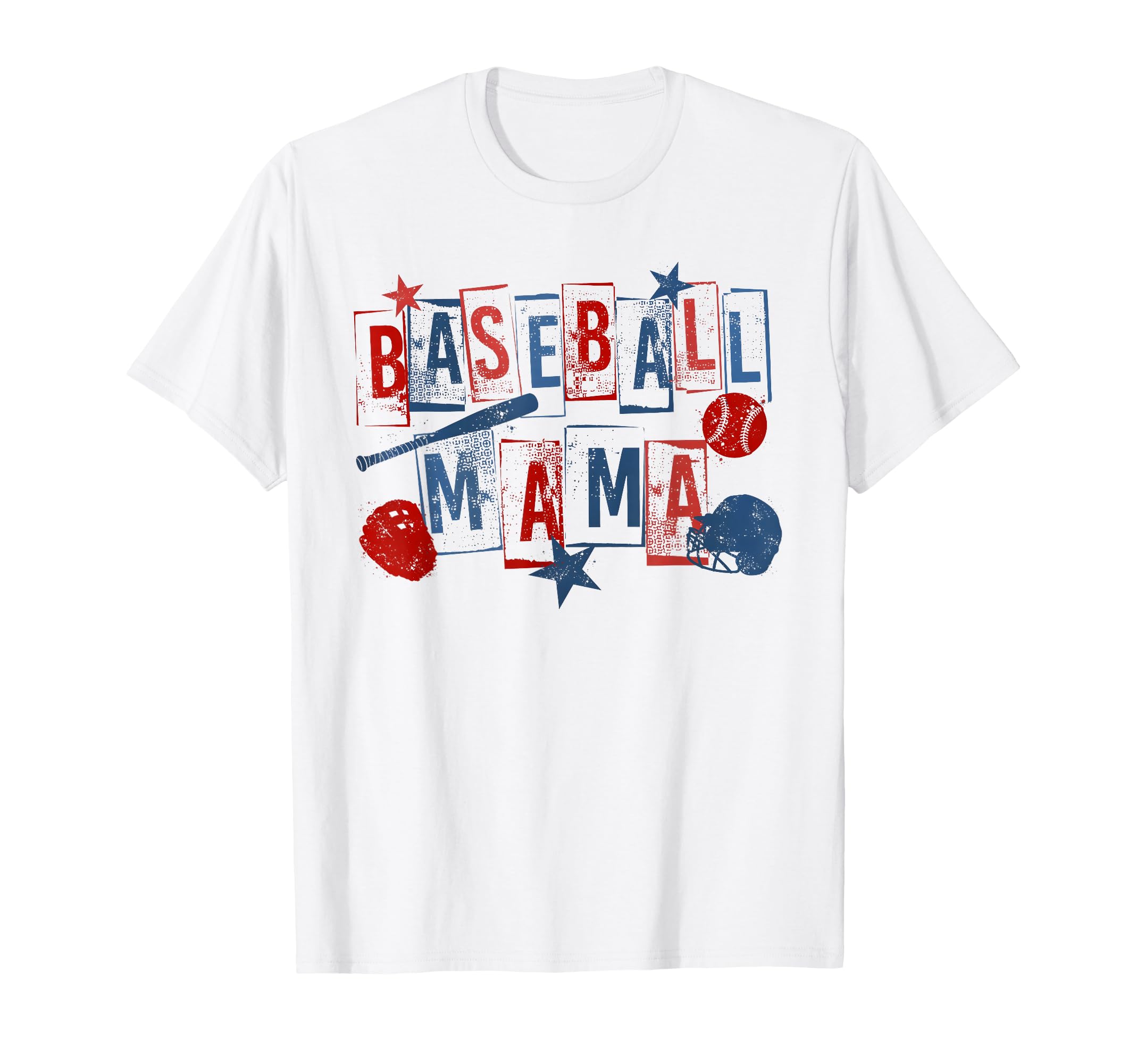 Baseball Mama Mom Mother Game Day T-Shirt - Casual Everyday Wear Men Women - T-Shirt, Sweatshirt, Hoodie