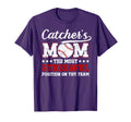 Catchers Mom Baseball Catcher Mom T-Shirt - Custom Art Print Unisex - T-Shirt, Sweatshirt, Hoodie