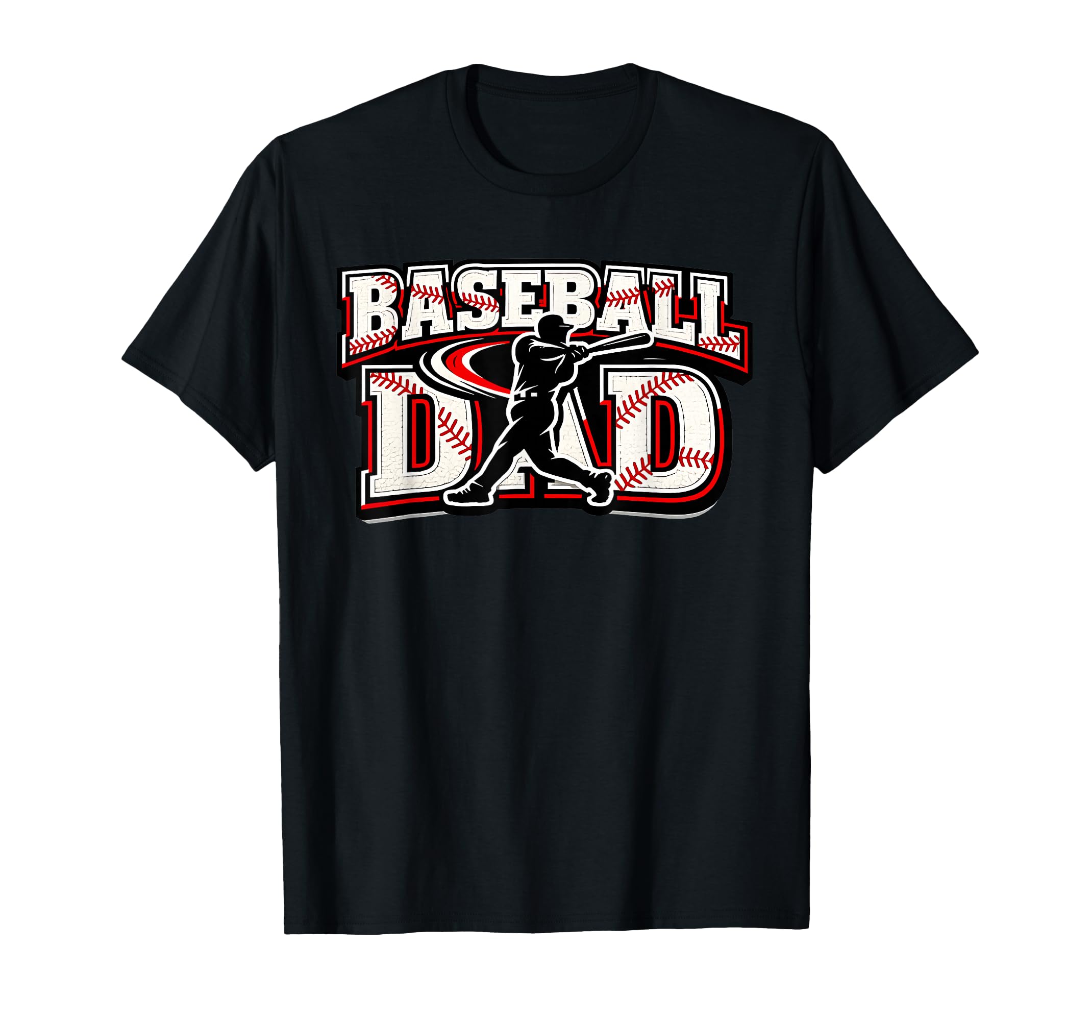 Baseball Dad Game Day Varsity T-Shirt - Fun Novelty Design for Adults - T-Shirt, Sweatshirt, Hoodie