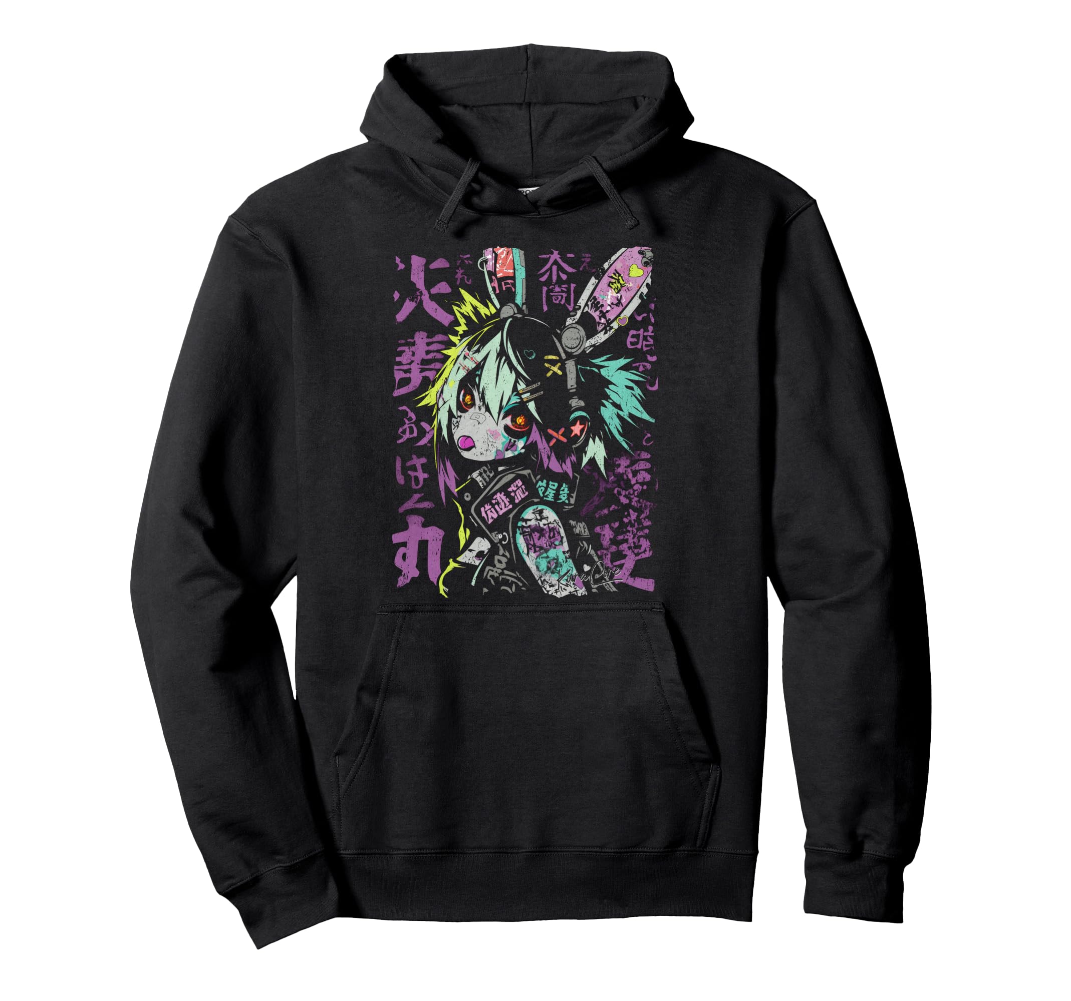 Japanese Streetwear Cyberpunk Y2K Techwear Hoodie - Unique Graphic Unisex - T-Shirt, Sweatshirt, Hoodie
