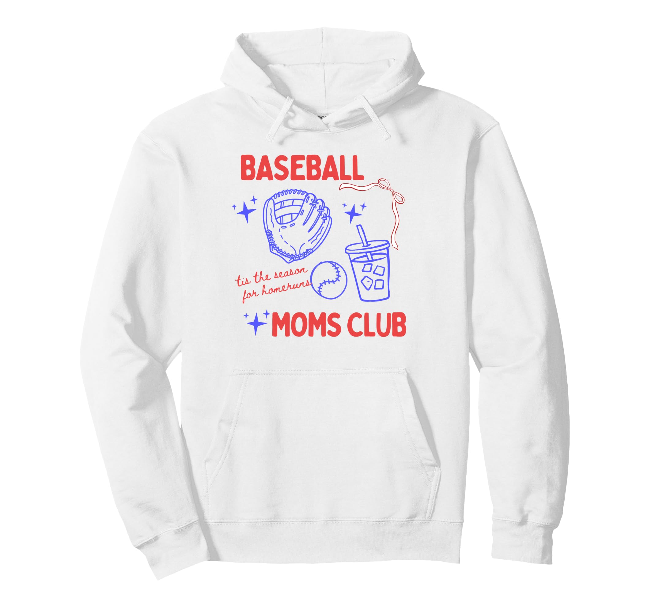 Baseball Moms Club Tis Season Homeruns Hoodie - Graphic Print for Adults - T-Shirt, Sweatshirt, Hoodie