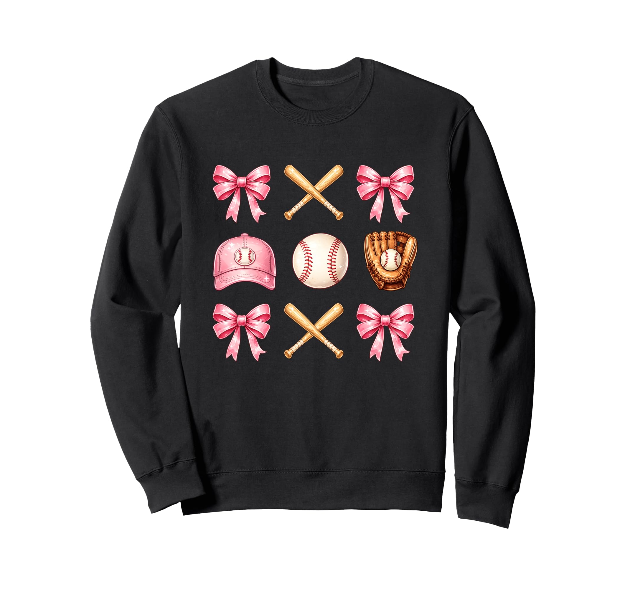 Baseball Mom Coquette Mothers Day Sweatshirt - Aesthetic Graphic Men Women - T-Shirt, Sweatshirt, Hoodie
