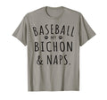 Baseball My Bichon Naps Funny Bichon T-Shirt - Streetwear Style Unisex - T-Shirt, Sweatshirt, Hoodie