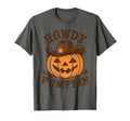 Howdy Pumpkin Autumn Western T-Shirt - Fun Novelty Design for Adults - T-Shirt, Sweatshirt, Hoodie