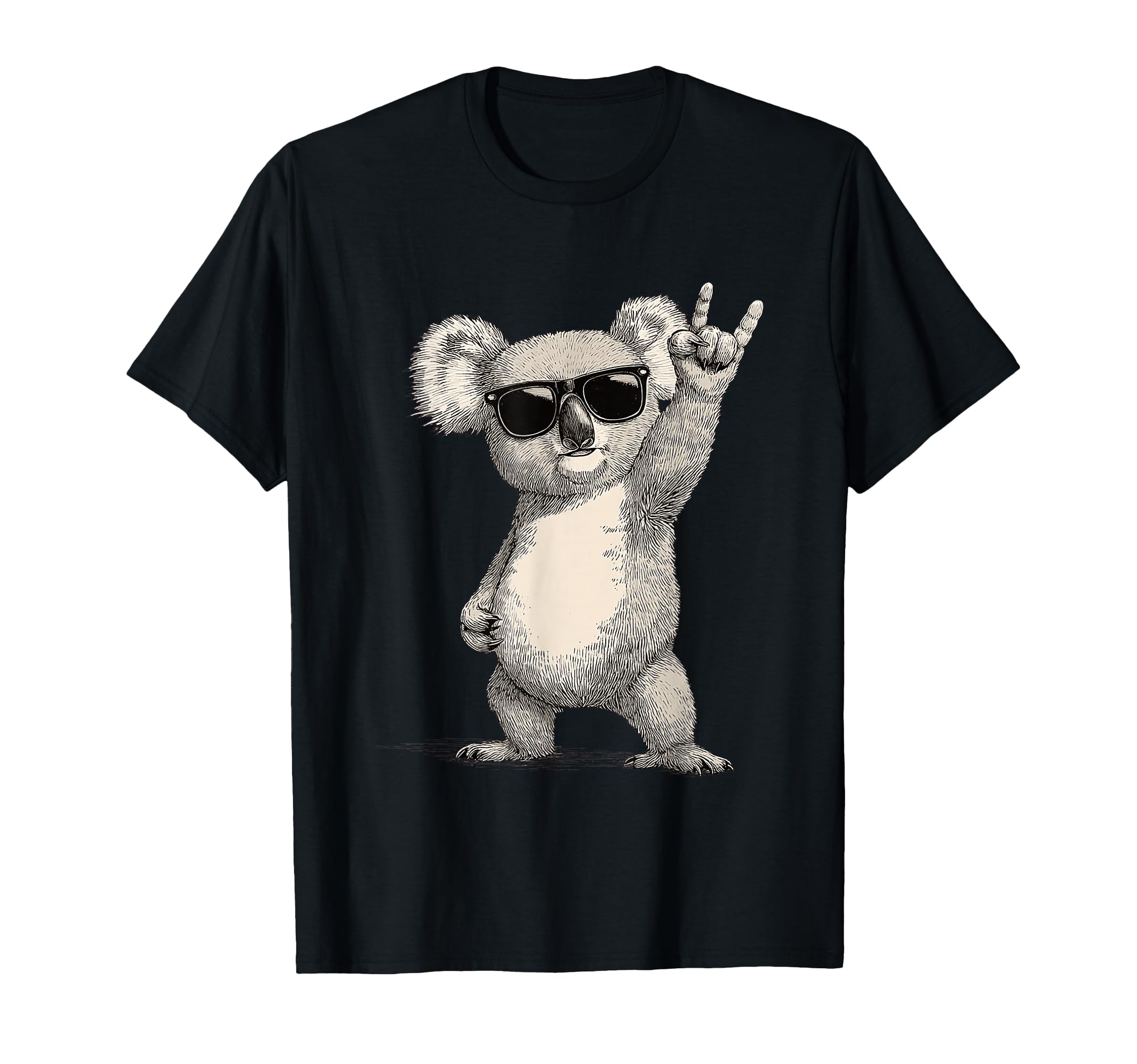Koala Rock Sunglasses T-Shirt - Unique Graphic Men Women - T-Shirt, Sweatshirt, Hoodie