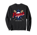 Baseball Papa Dad Grandpa Mens Sweatshirt - Aesthetic Graphic Men Women - T-Shirt, Sweatshirt, Hoodie