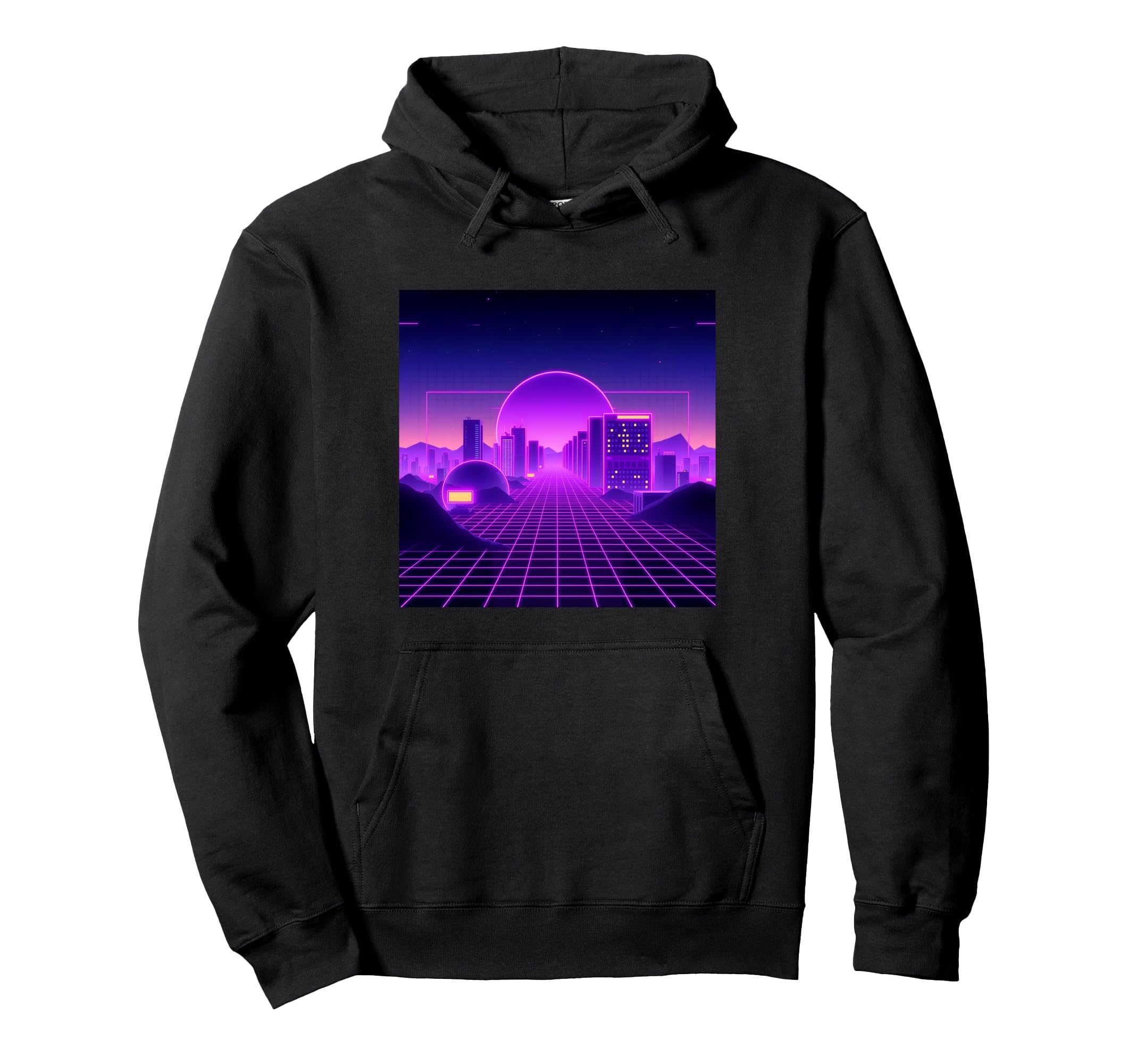 Aesthetic Synthwave Vaporwave 80S Hoodie - Aesthetic Graphic for Adults - T-Shirt, Sweatshirt, Hoodie