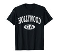 Hollywood Ca Distressed T-Shirt - Custom Art Print Unisex - T-Shirt, Sweatshirt, Hoodie