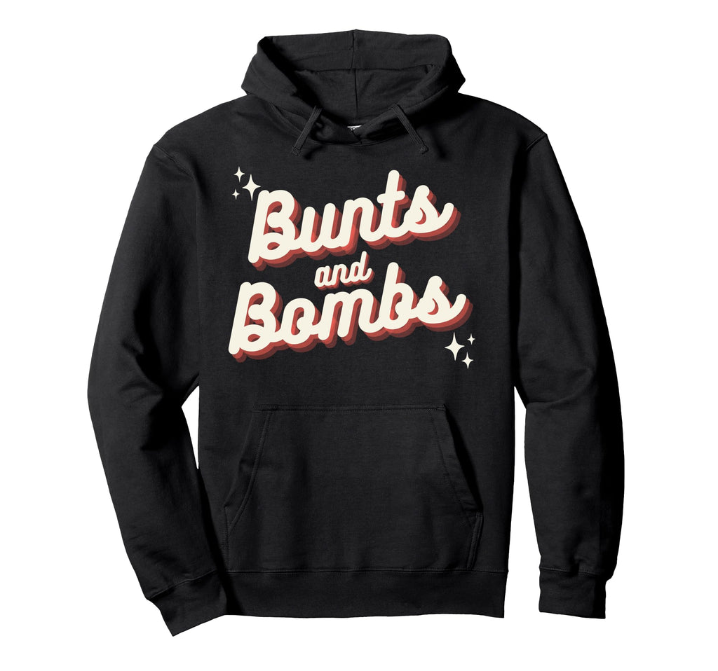 Bunts And Bombs Softball Baseball Mom Hoodie - Custom Art Print Unisex - T-Shirt, Sweatshirt, Hoodie