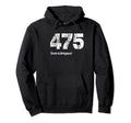 475 Made Bridgeport Distressed Hoodie - Fun Novelty Design for Adults - T-Shirt, Sweatshirt, Hoodie