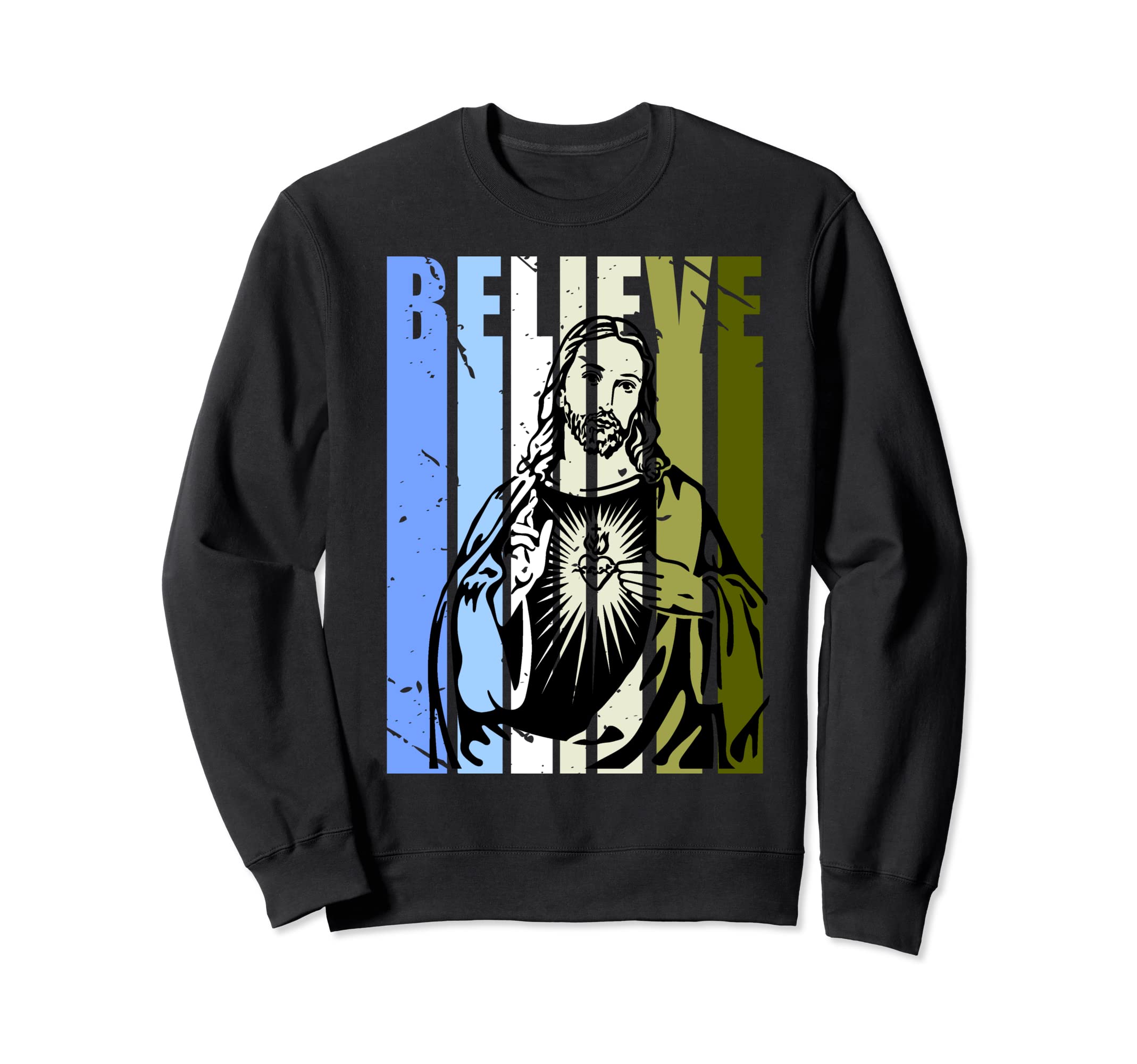 Jesus Church Christian Christ God Sweatshirt - Graphic Print for Adults - T-Shirt, Sweatshirt, Hoodie