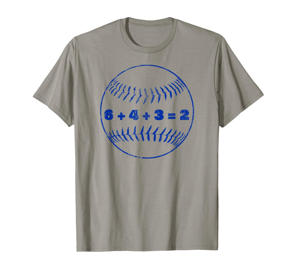 Baseball Math 6 4 3 2 Double Play T-Shirt - Aesthetic Graphic Unisex - T-Shirt, Sweatshirt, Hoodie