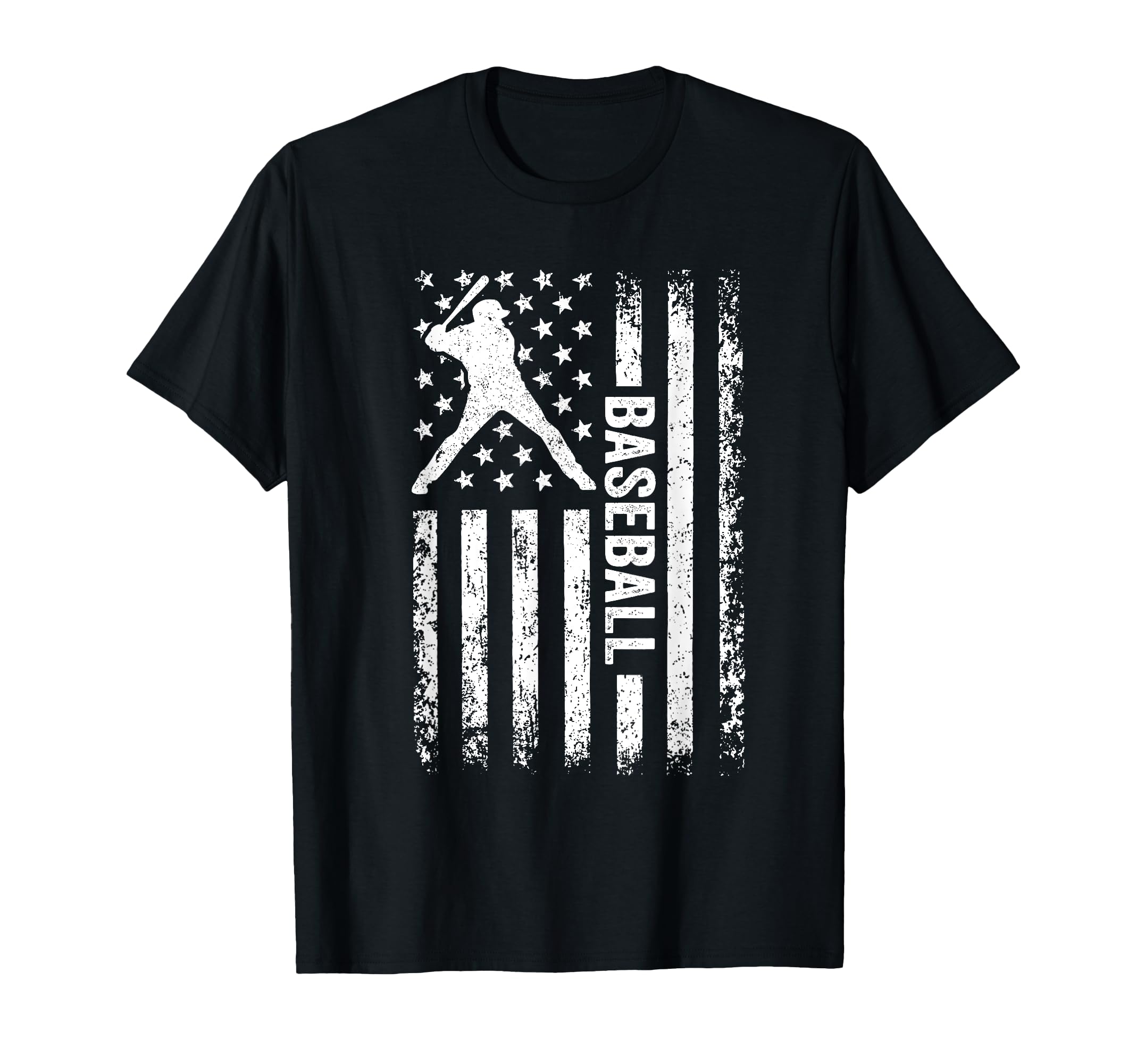 American Flag Baseball Usa Patriotic T-Shirt - Fun Novelty Design Unisex - T-Shirt, Sweatshirt, Hoodie