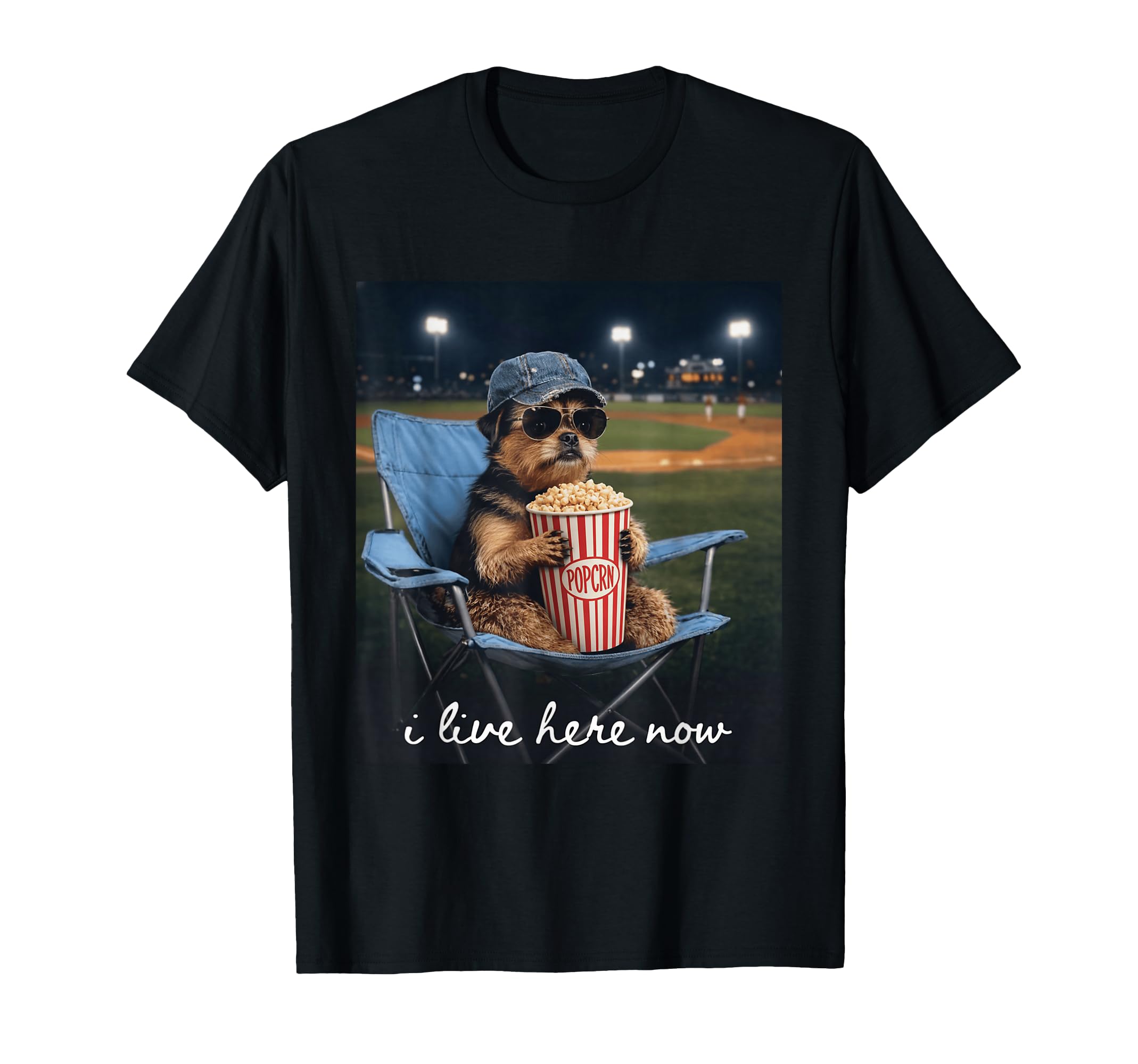 Funny Griffon Baseball Mom I Live Here T-Shirt - Novelty Apparel Men Women - T-Shirt, Sweatshirt, Hoodie