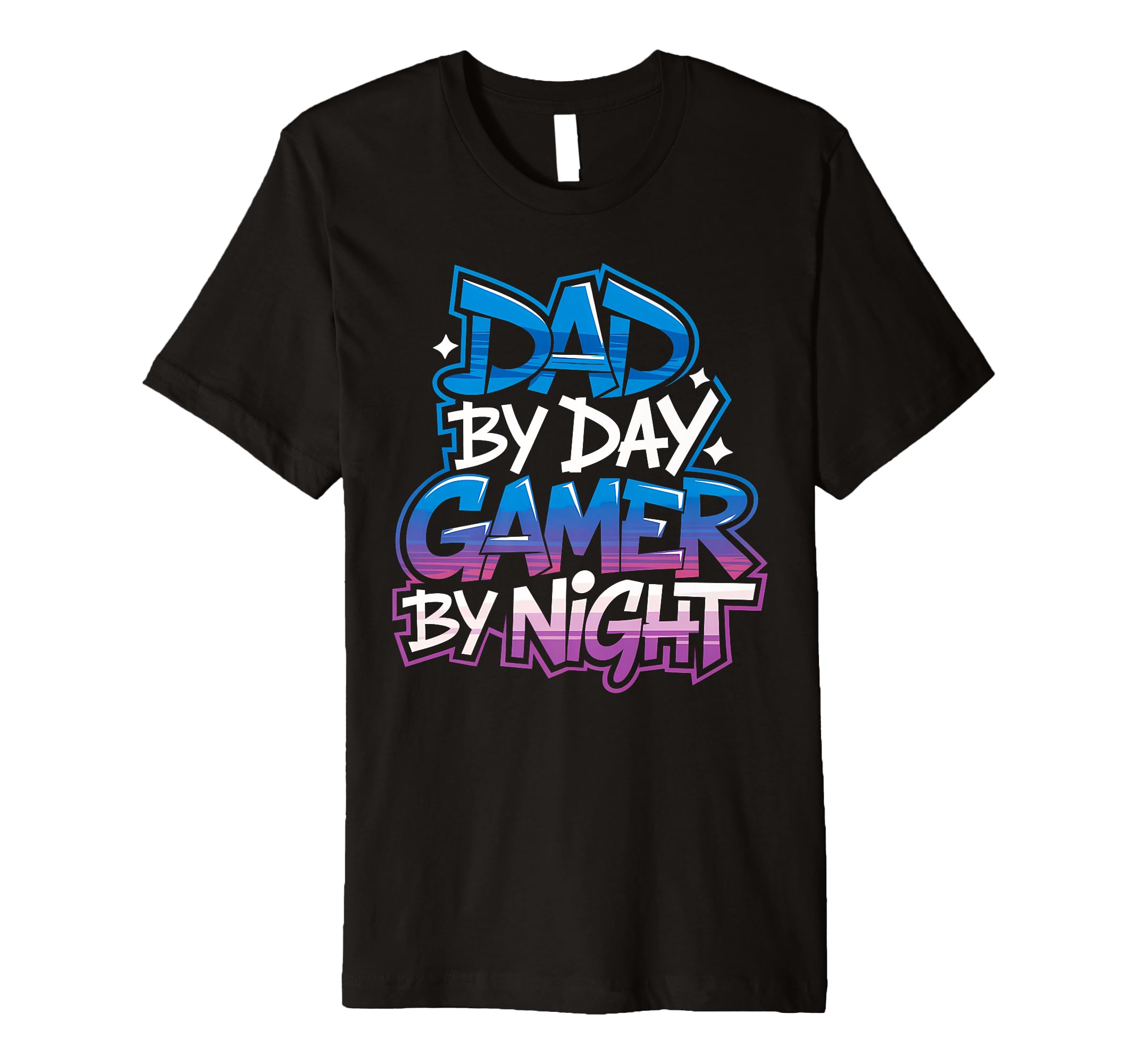 Mens Dad Day Gamer Night Gamer Dad T-Shirt - Aesthetic Graphic Unisex - T-Shirt, Sweatshirt, Hoodie