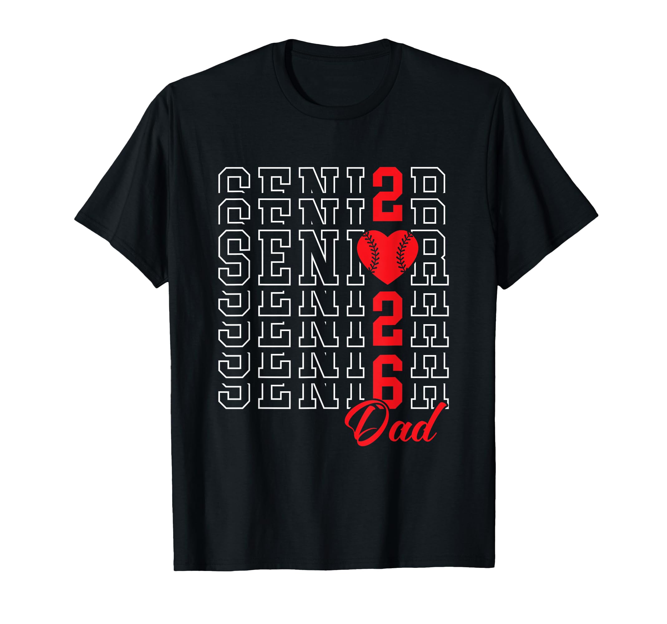 Baseball Senior Dad Graduation Class T-Shirt - Unique Graphic for Adults - T-Shirt, Sweatshirt, Hoodie