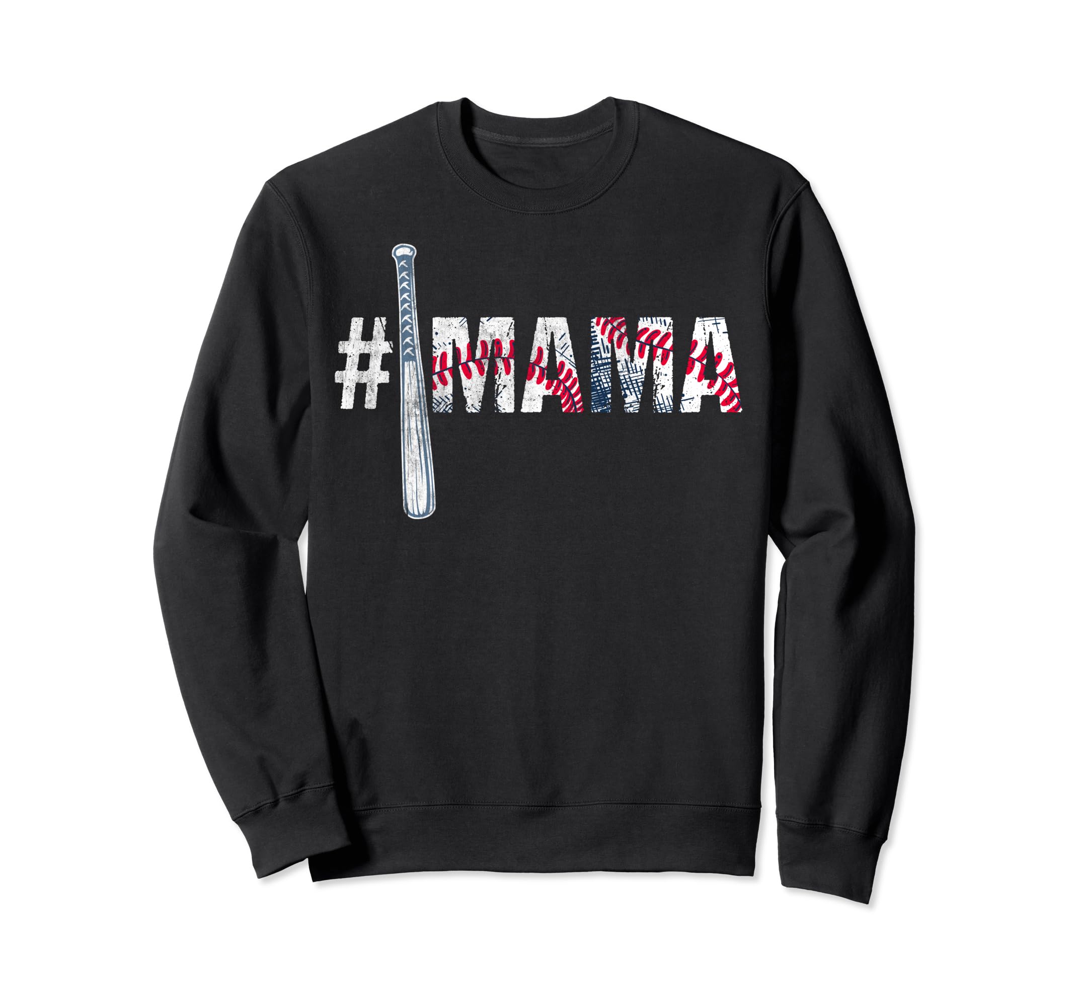 Number One Baseball Mom Mothers Day Sweatshirt - Streetwear Style Unisex - T-Shirt, Sweatshirt, Hoodie