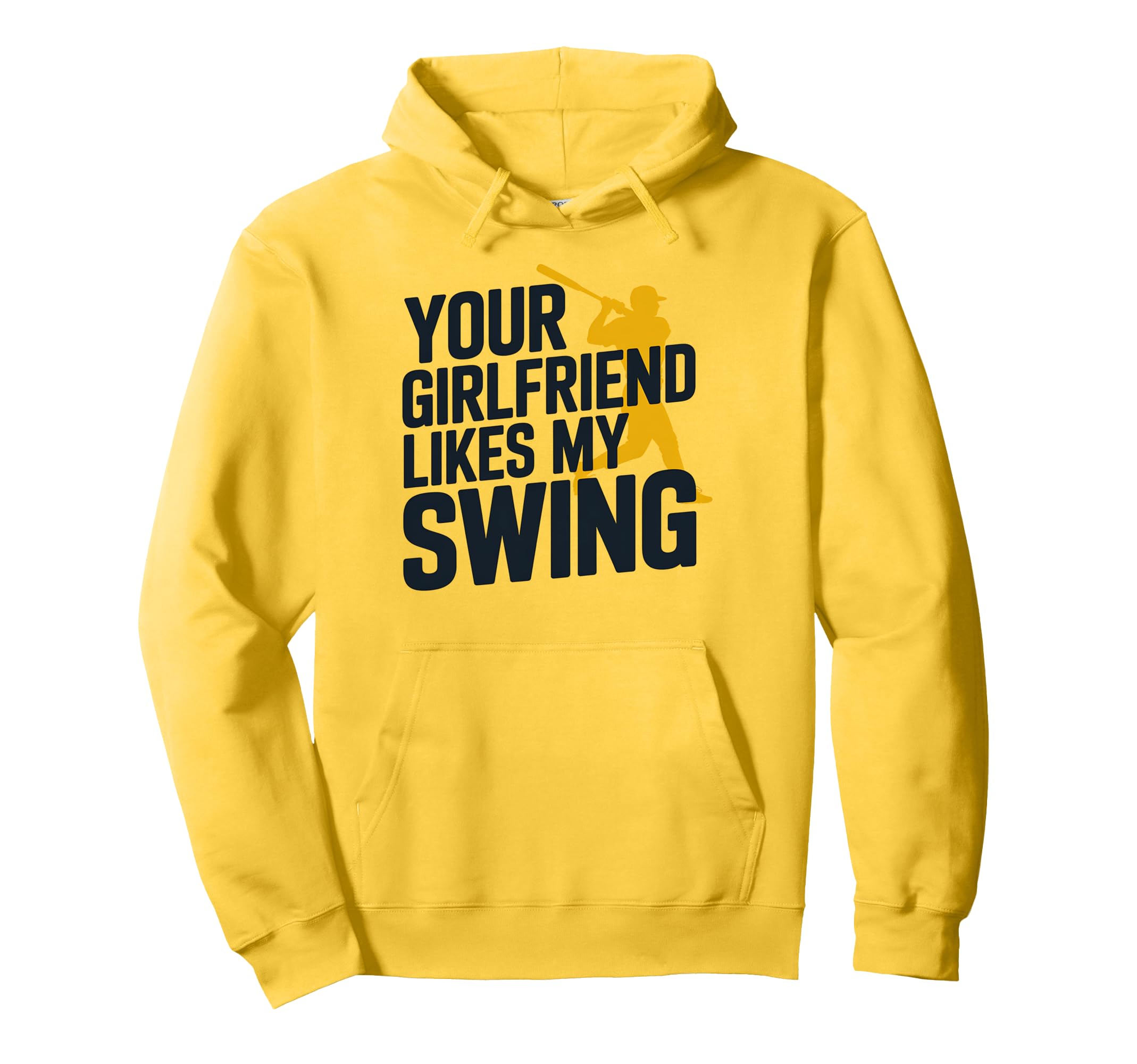 Funny Baseball Your Girlfriend Hoodie - Casual Everyday Wear for Adults - T-Shirt, Sweatshirt, Hoodie