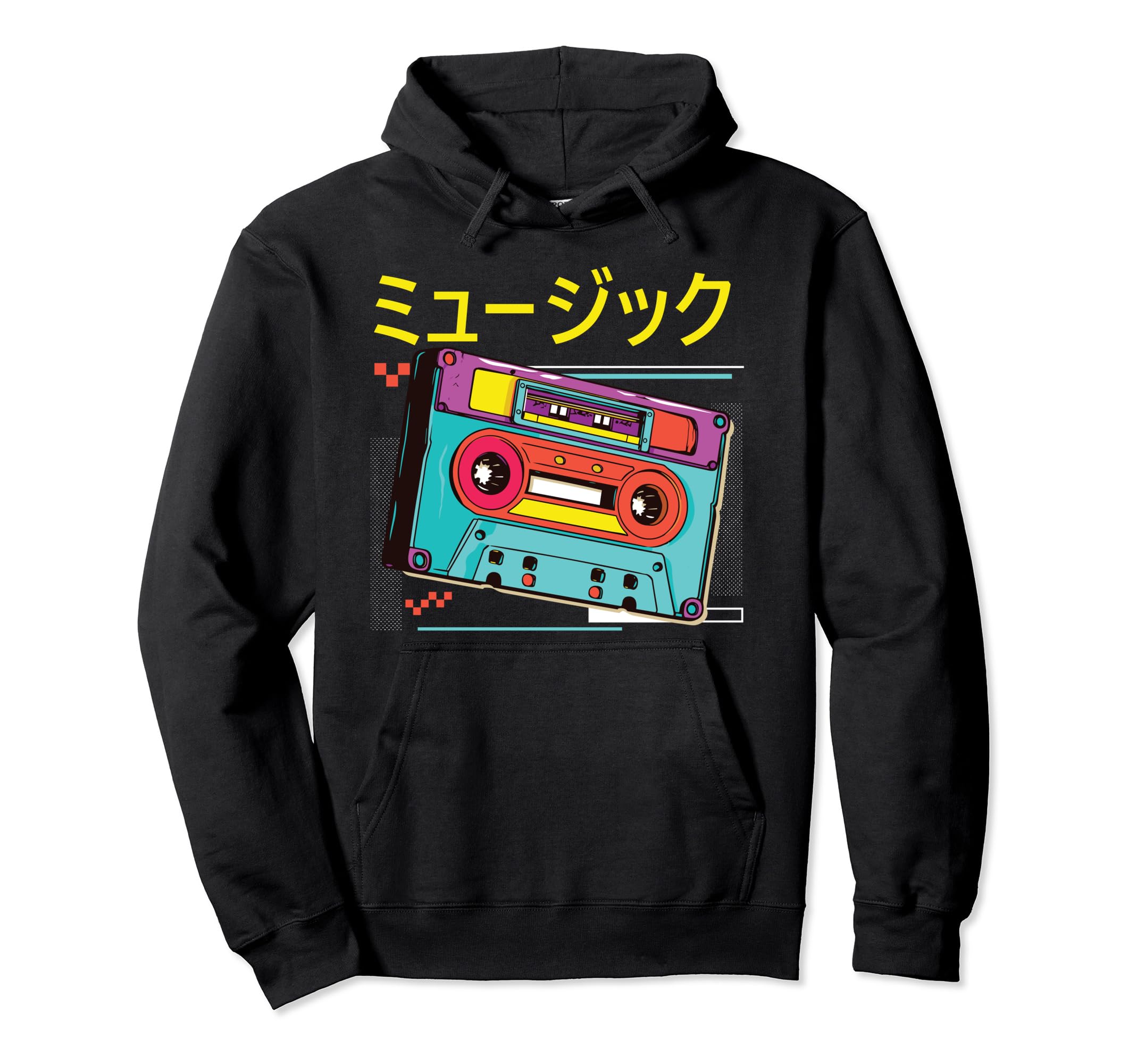 90S Japanese Aesthetics Vaporwave Hoodie - Fun Novelty Design Men Women - T-Shirt, Sweatshirt, Hoodie